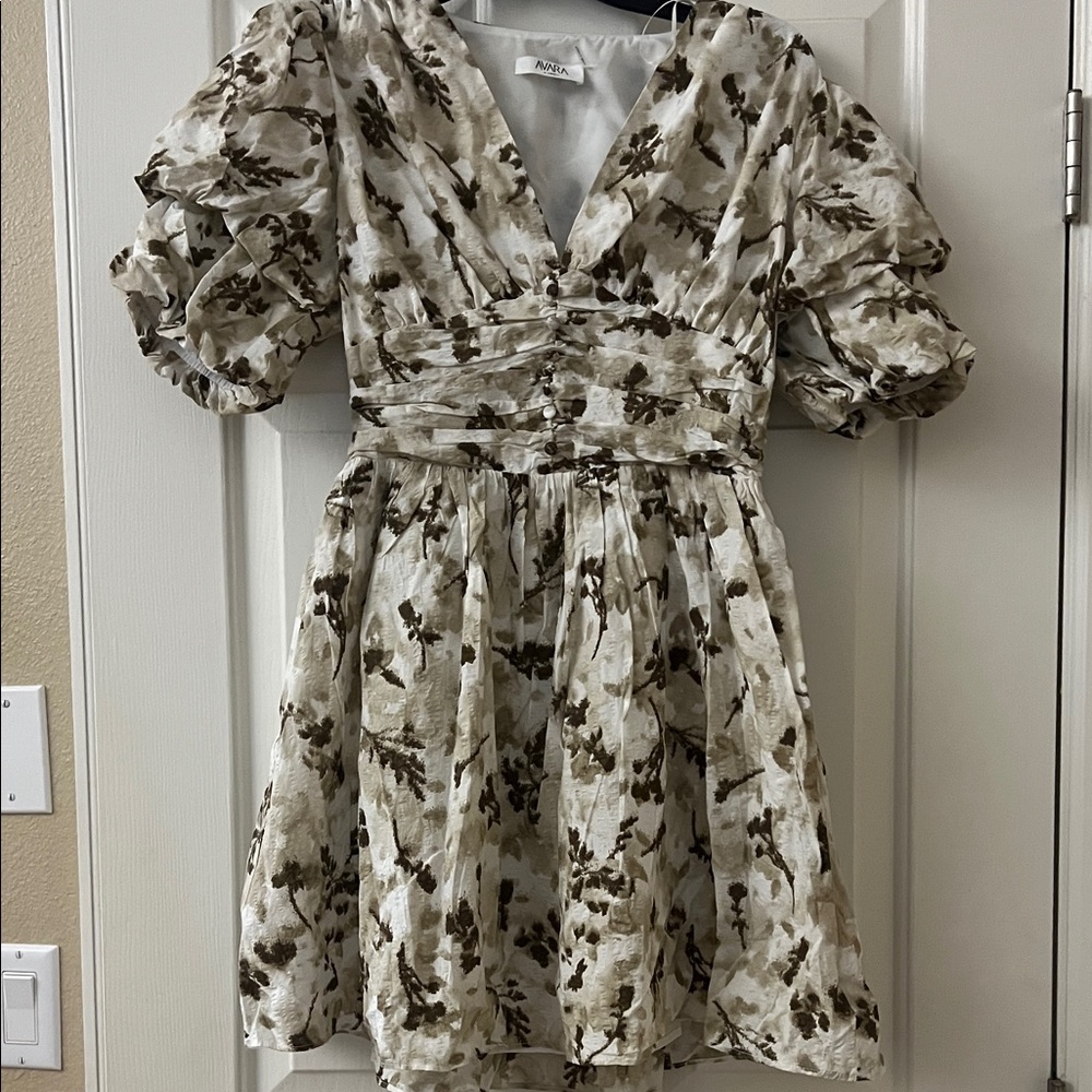 Floral Puff Sleeve Dress